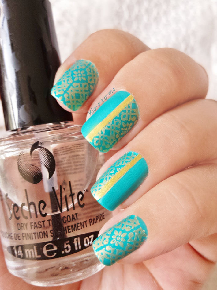 Nail-art : Oriental Turquoise