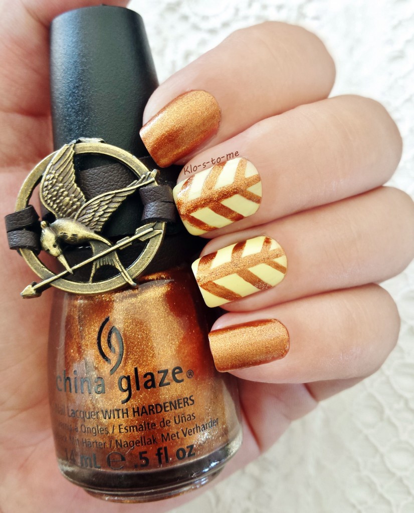 Hunger Games_District 09 - Cereales - nail-art