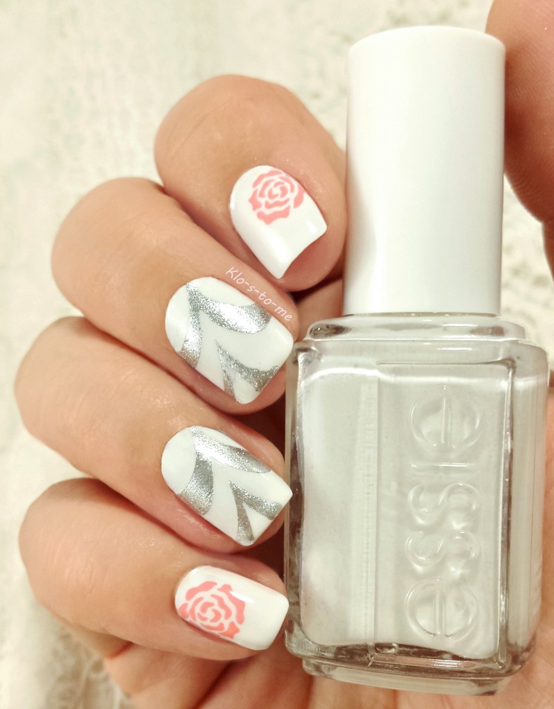 Nail-art stickers : un air de mariage