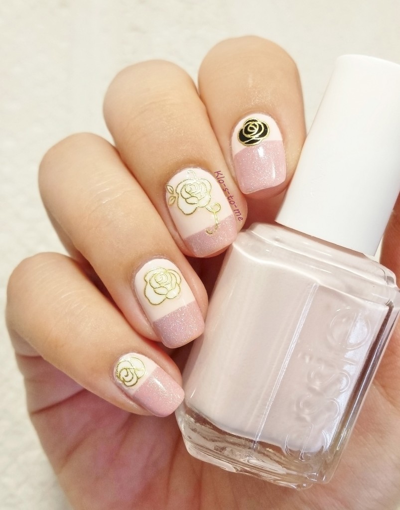 Nail-art stickers : roses