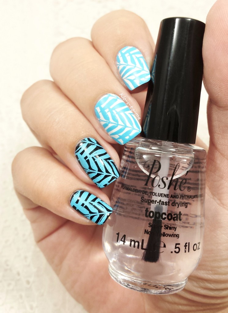 vernis de stamping sky blue