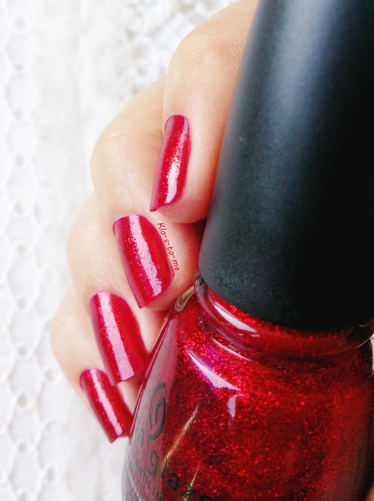 China Glaze - Ruby Pumps 