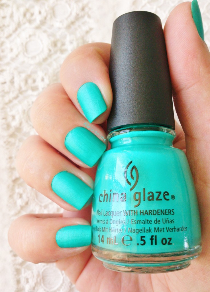 China Glaze - Turned up turquoise