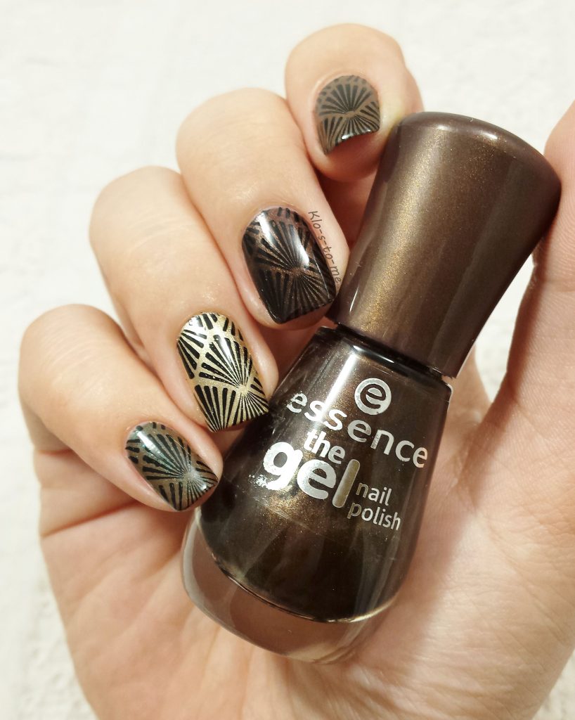 Nail-art graphique : brownies