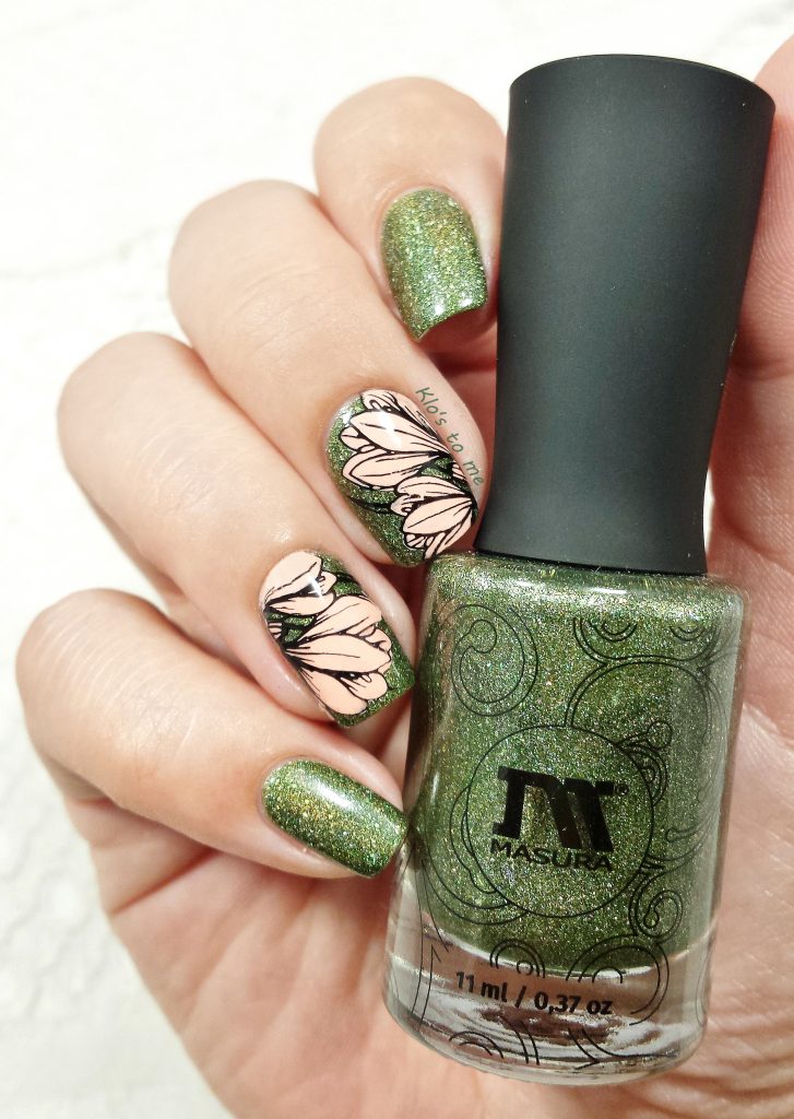 Reverse Stamping : fleurs