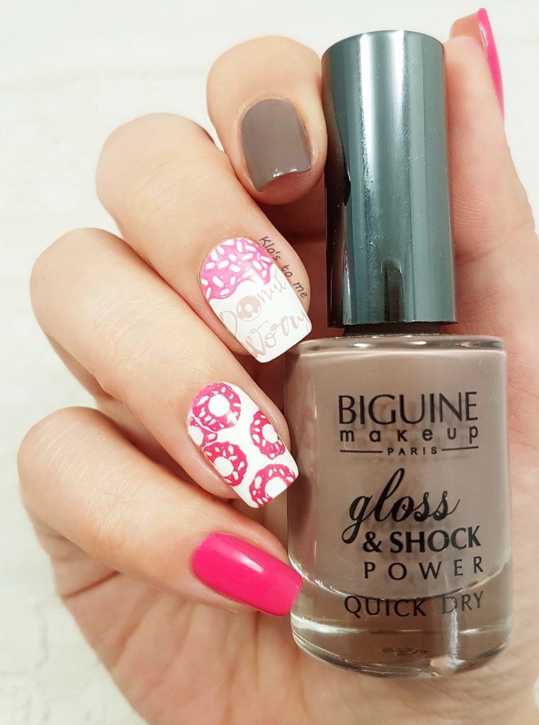 Nail-art géométrique : rond gourmand