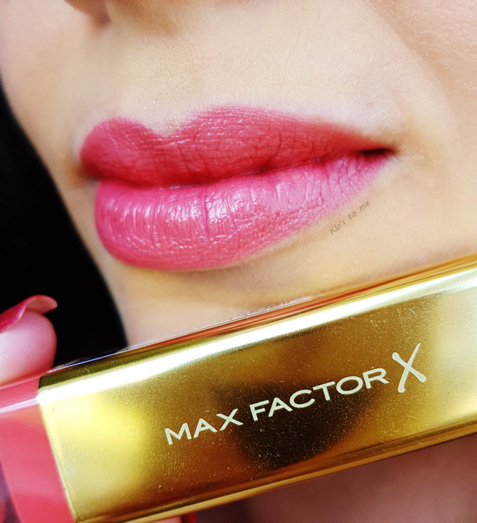 Max Factor - teinte Pink Brandy - battle de rouge à lèvres