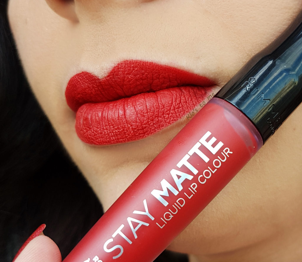 Rimmel Stay Matte Liquid Lip Color - teinte 500 Fire Starter