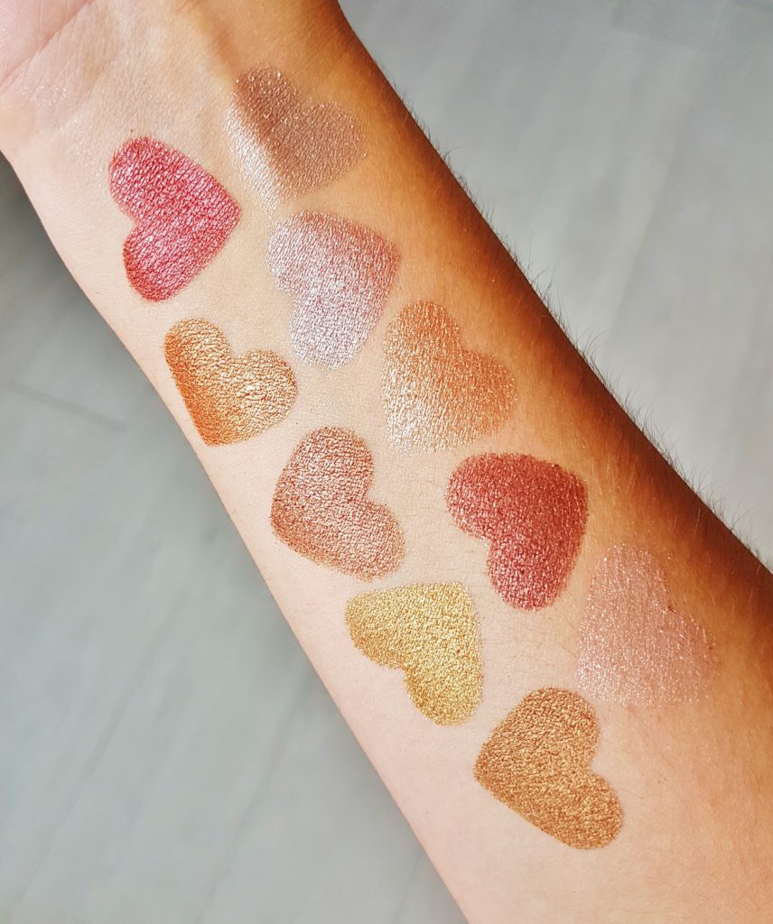 Heavy Metals swatches