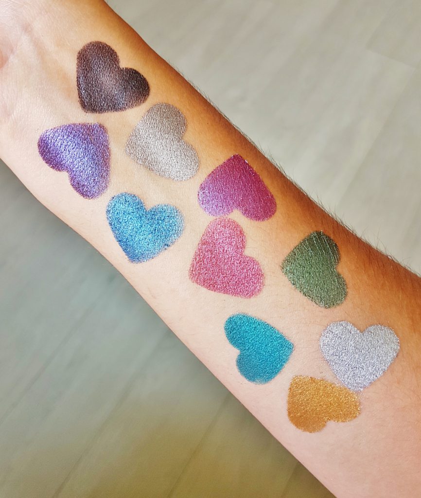 Heavy Metals swatches