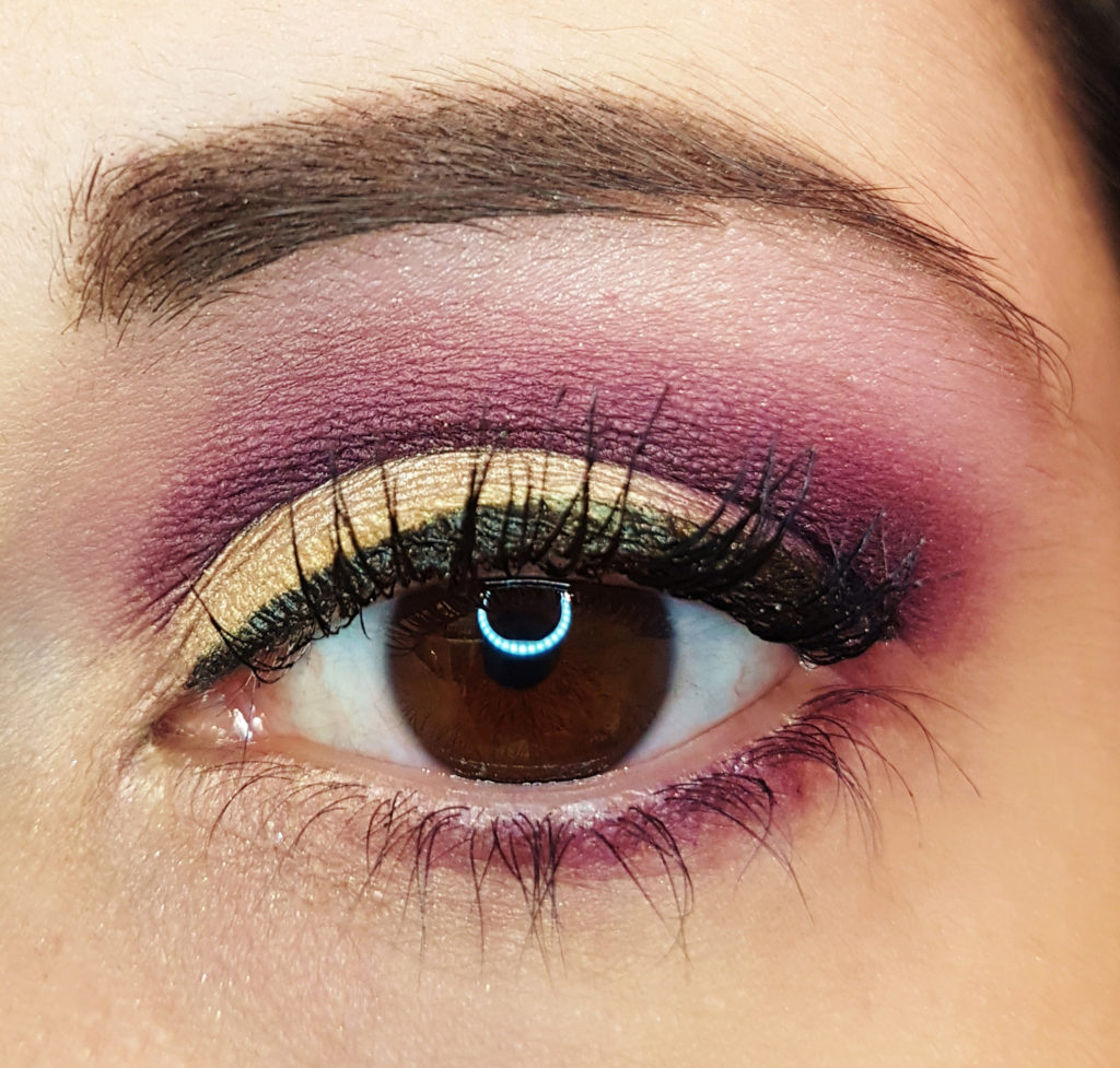 Cut Crease violet et or