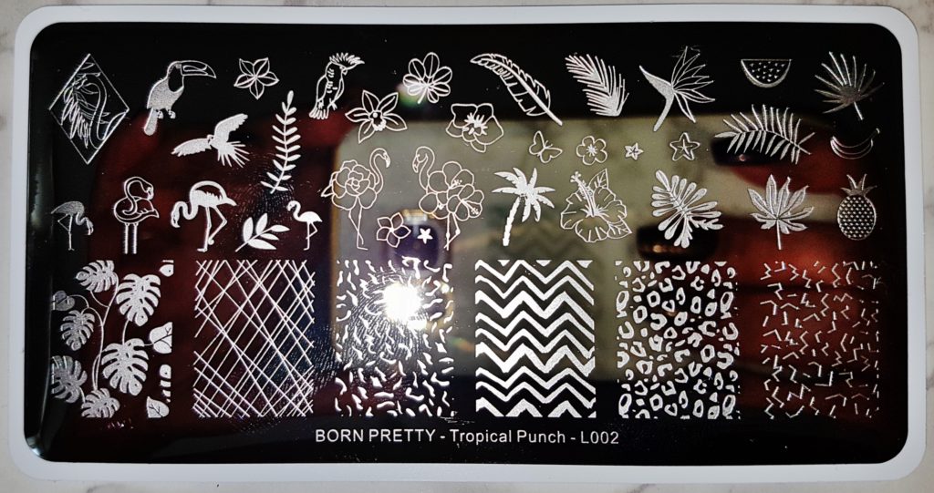 stamping Born Pretty tropical - News Nail-art et Vernis