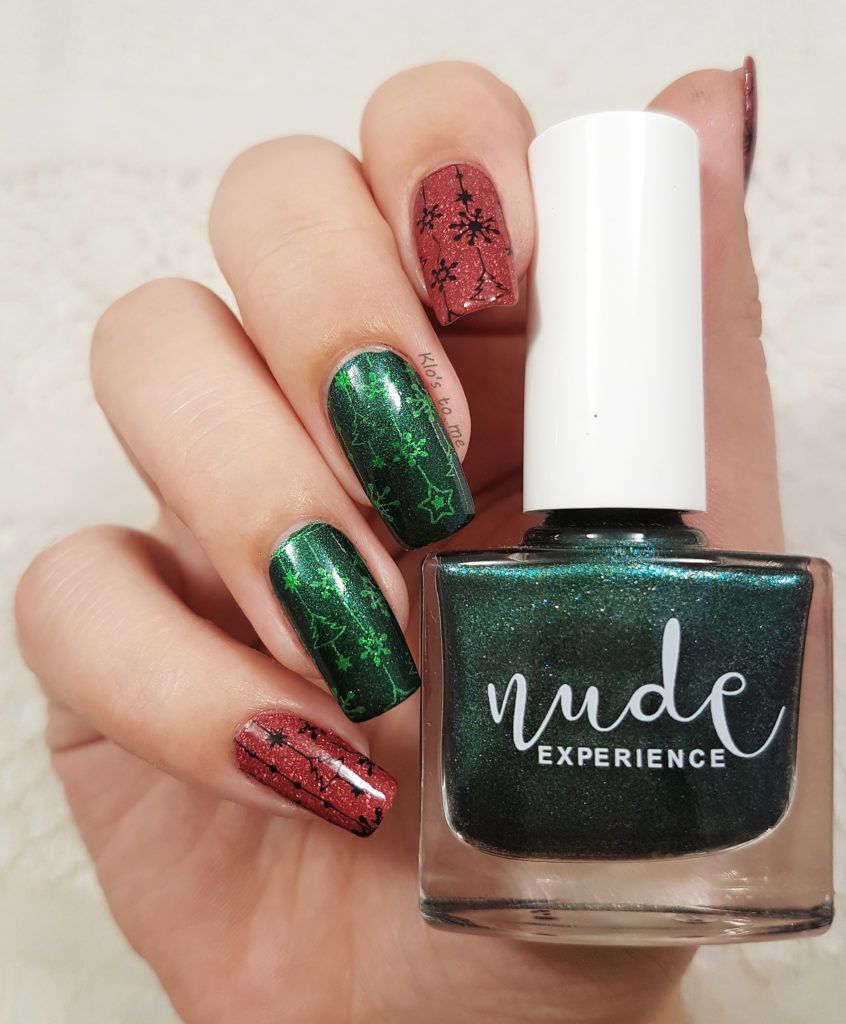 Nail-art de Noël - vert