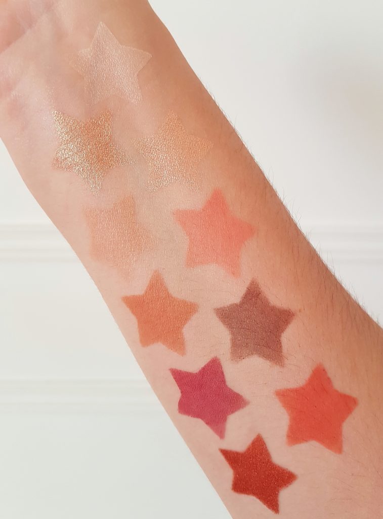 swatches palette Born to run de Urban Decay