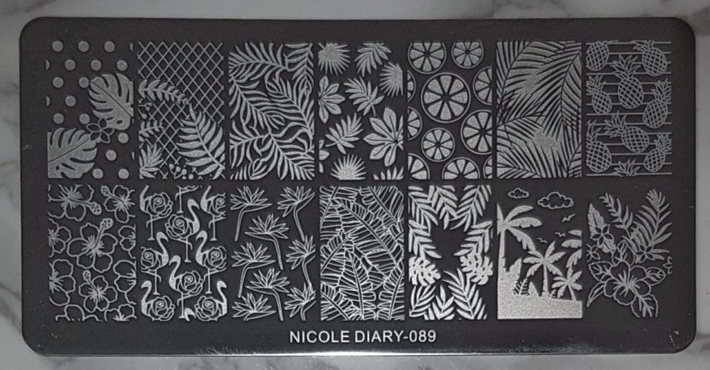 Nicole Diary 010 Nail Art Stamping Template - wide 5