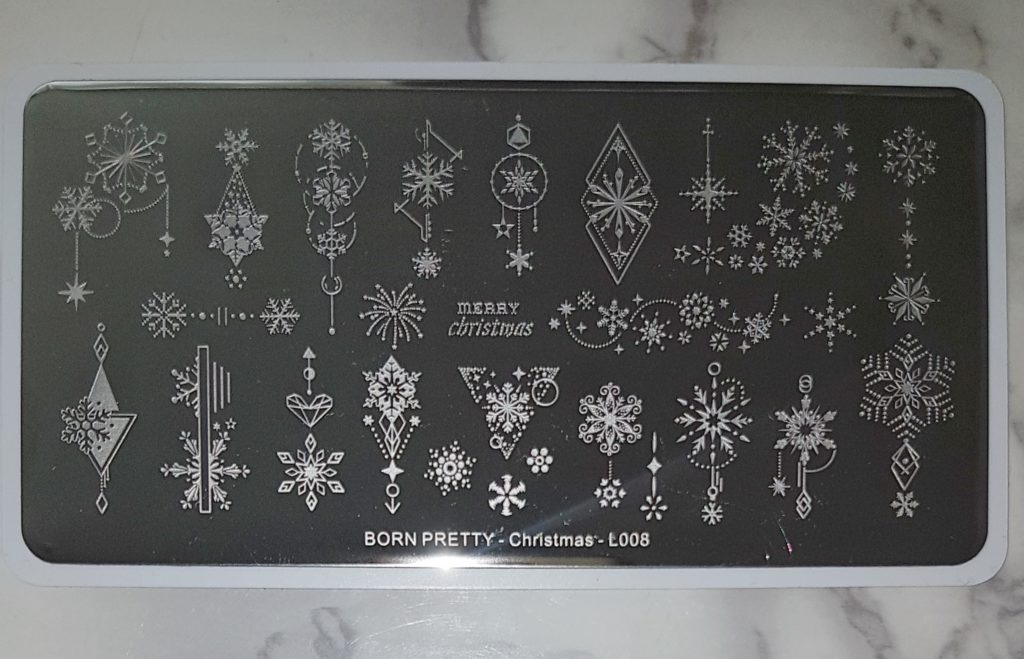 born pretty christmas L008 stamping