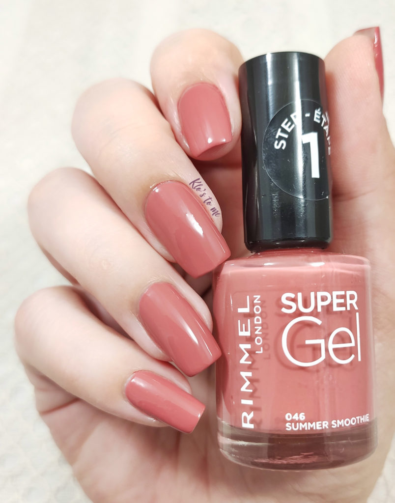 Rimmel Summer smoothie - Nail-art qui fait voyager