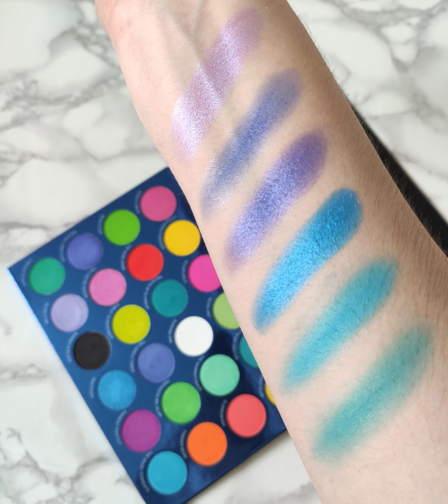 City of neon lights Rude Cosmetics swatches