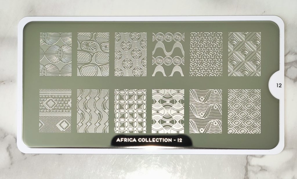 plaque de stamping nail-art moyou africa