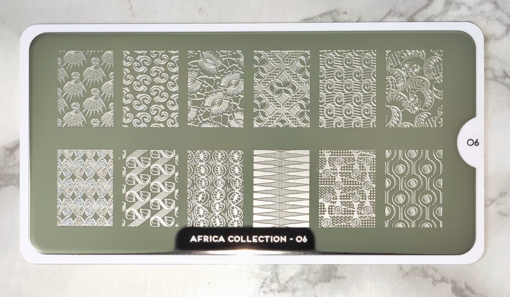 plaque de stamping nail-art moyou africa