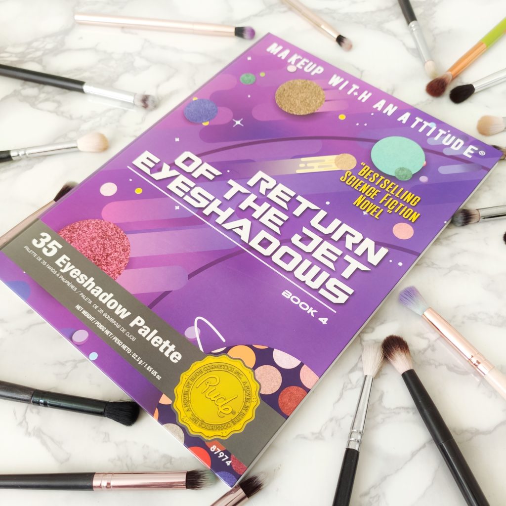 Rude cosmetics palette book 4 Return of the jeteyeshadows