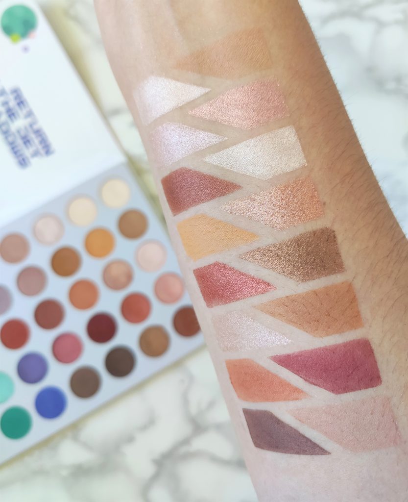 Rude cosmetics jacklyn hill x morphe swatches dupes de palettes