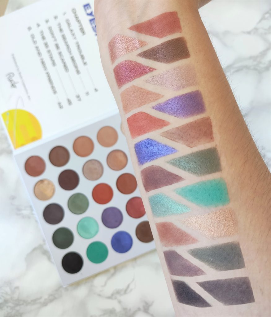 Rude cosmetics jacklyn hill x morphe swatches dupes de palettes