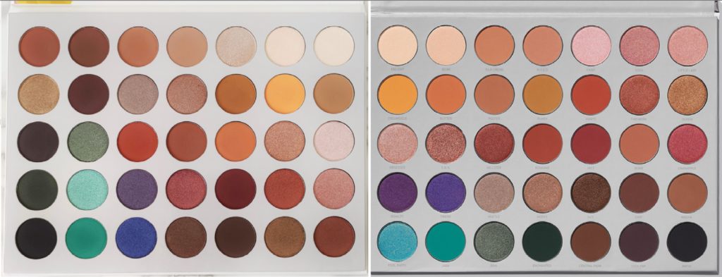 Rude cosmetics palette book 4 Return of the jet eyeshadows dupes de palettes Jacklyn Hill x Morphe