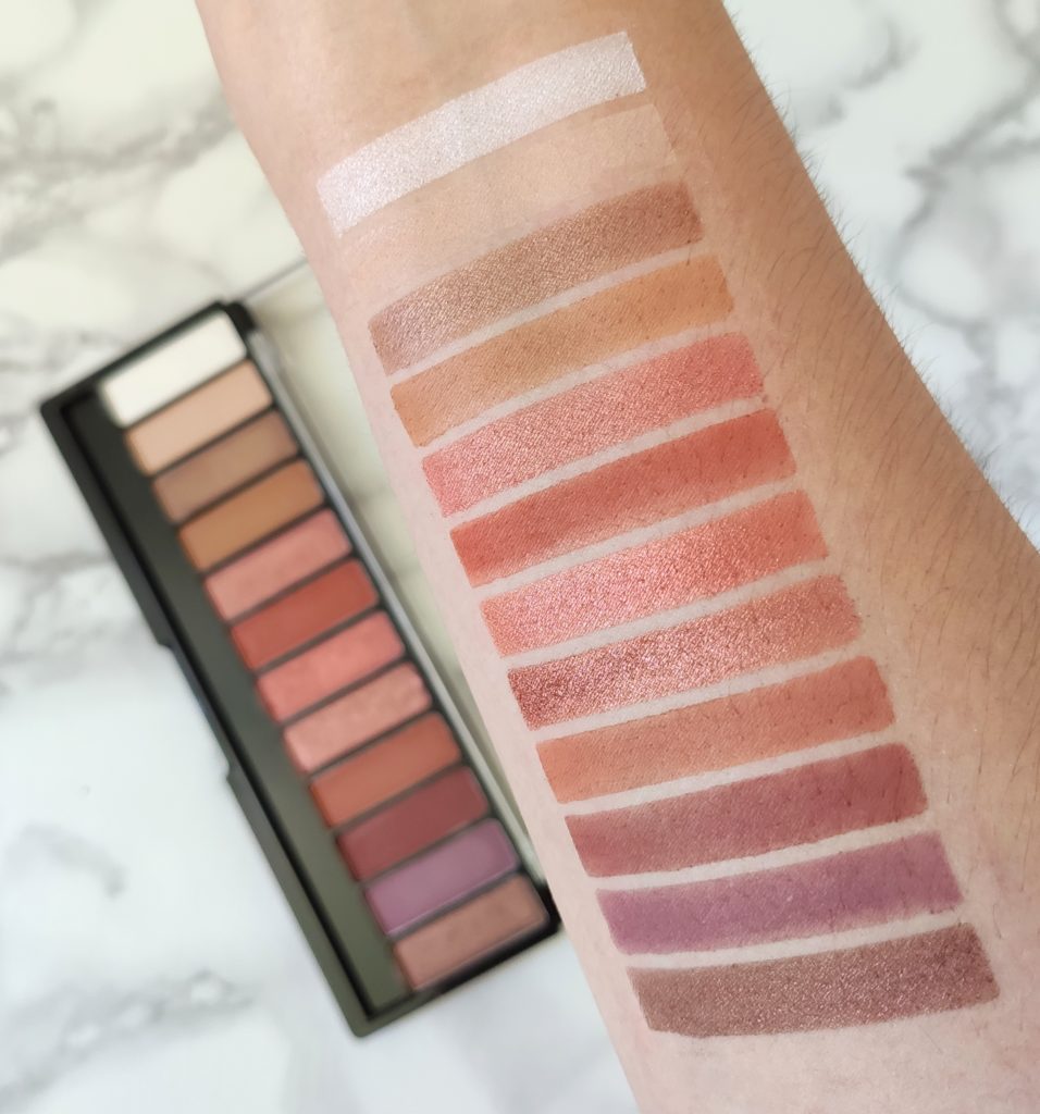 rimmel magnif'eye spice dupe palette urban decay naked heat swatches