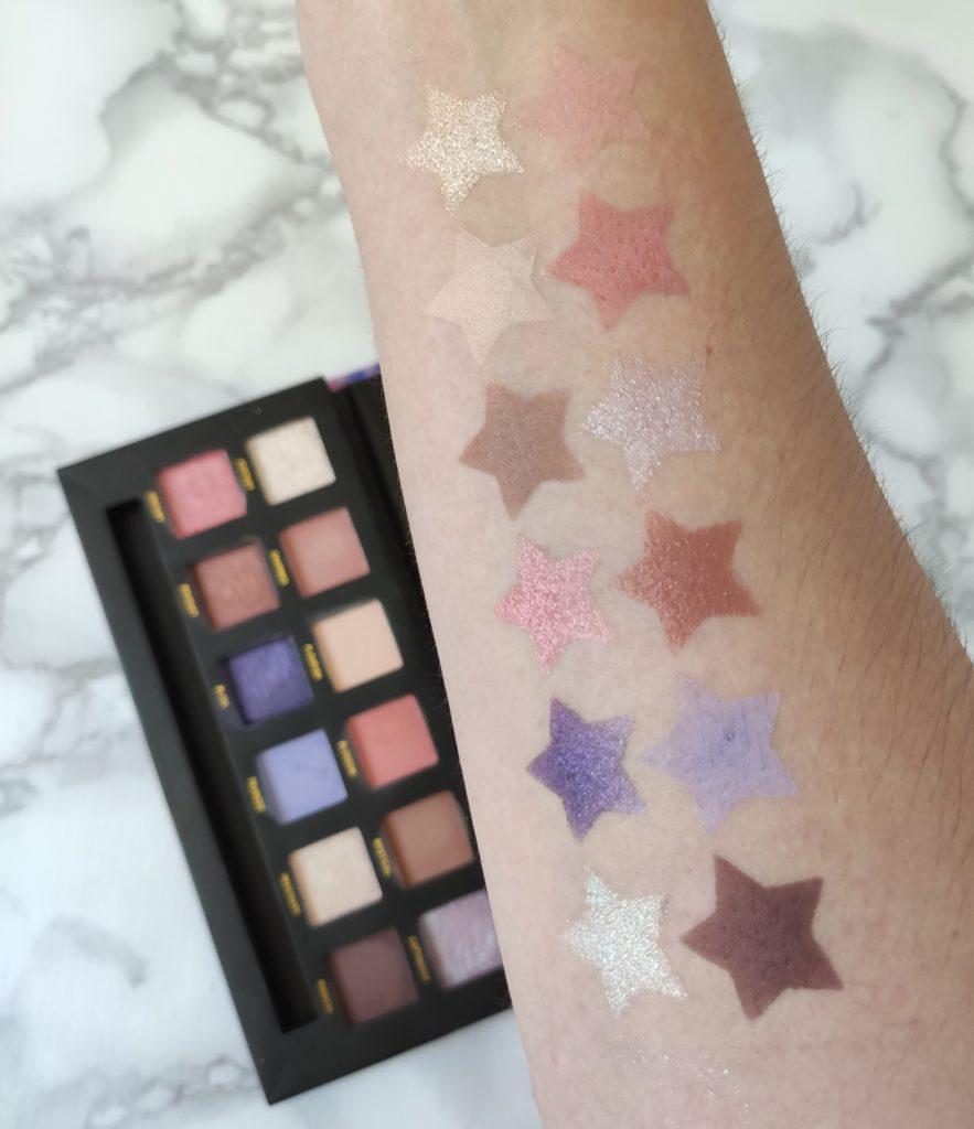 W7 enchanted dupe palette nabla soul blooming swatches