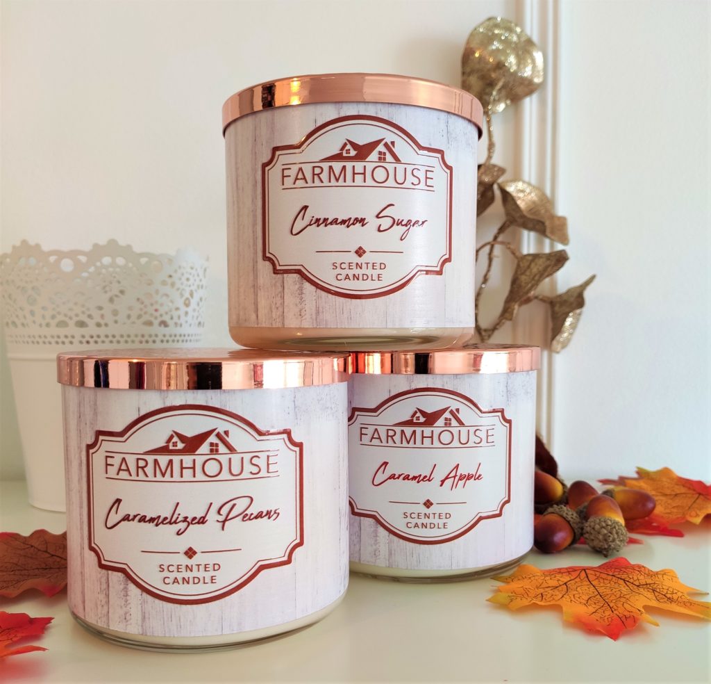 bougies pour l'automne - kringle candle