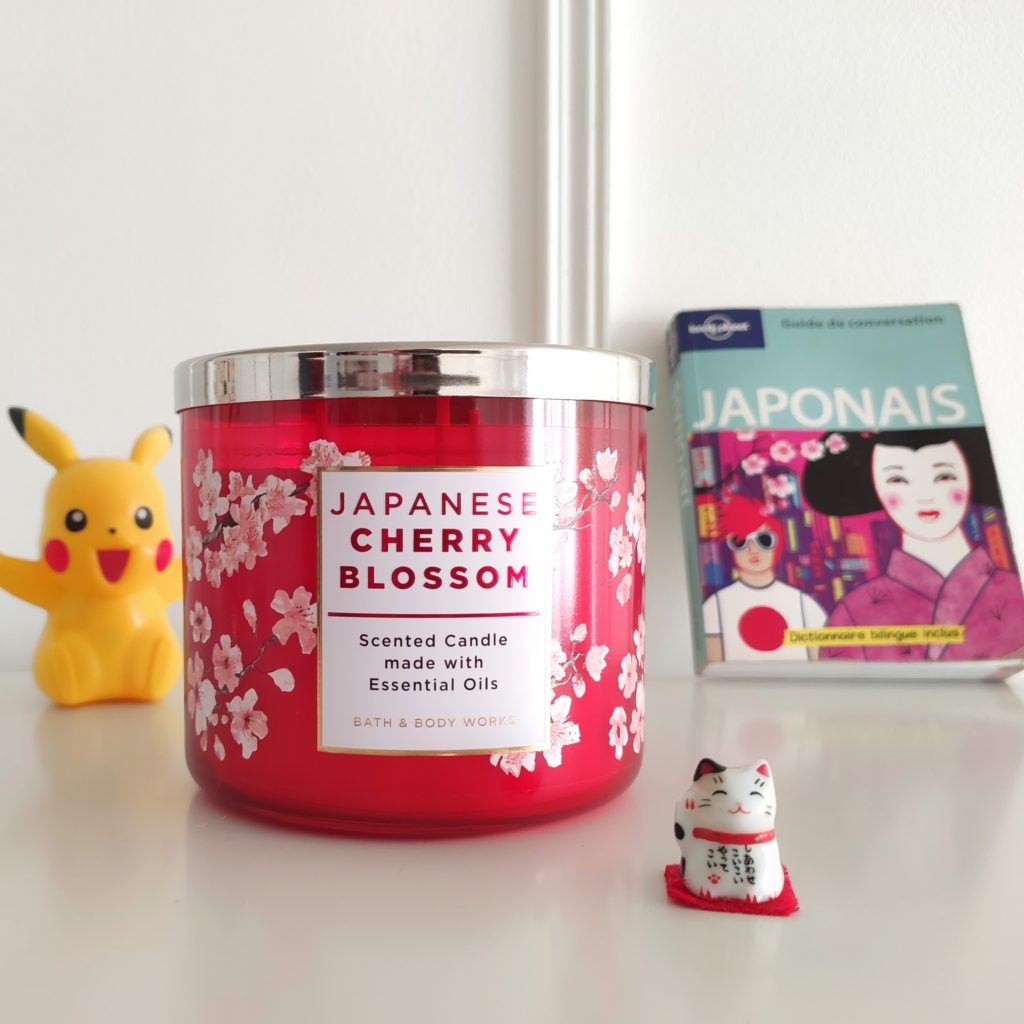 bougies de voyage - japon - cherry blossom - cerisier - bath and body works