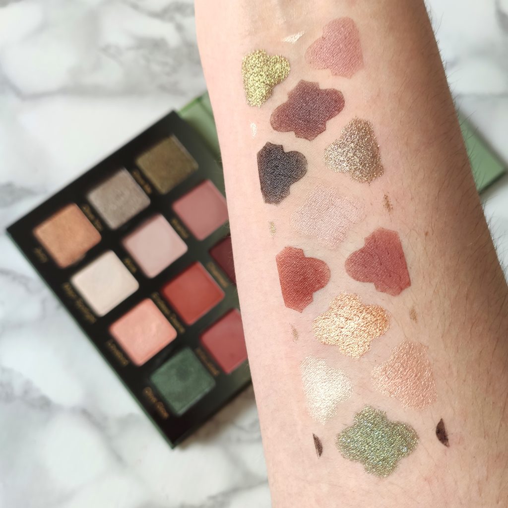 palette olive you forever Violet Voss swatches