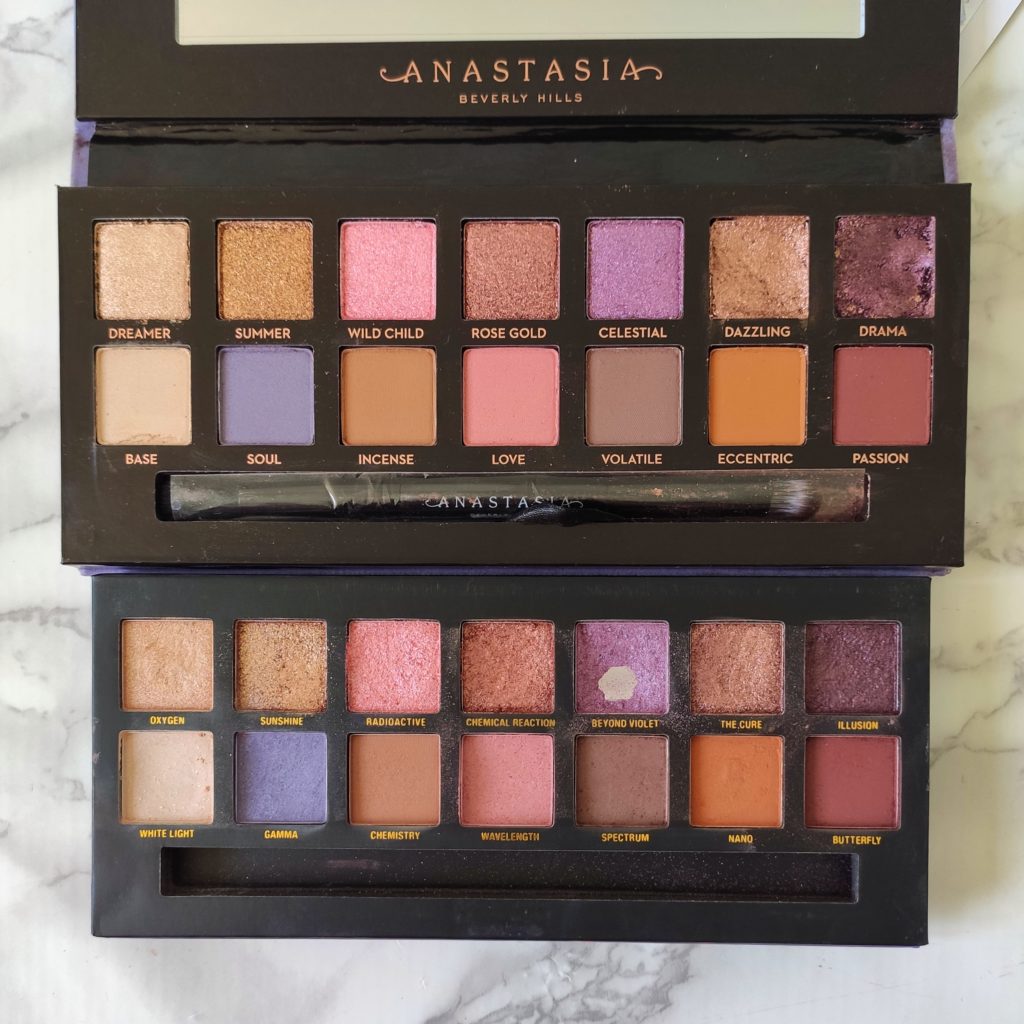 ABH Norvina vs W7 Violet Lights