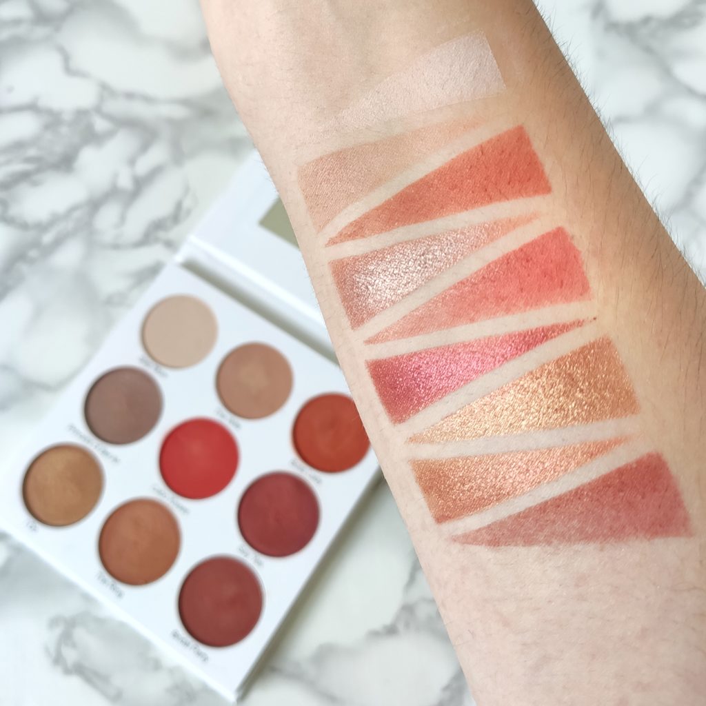 GIVE THEM LALA BEAUTY The Grown Woman Palette swatches - Boxy Charm 2021