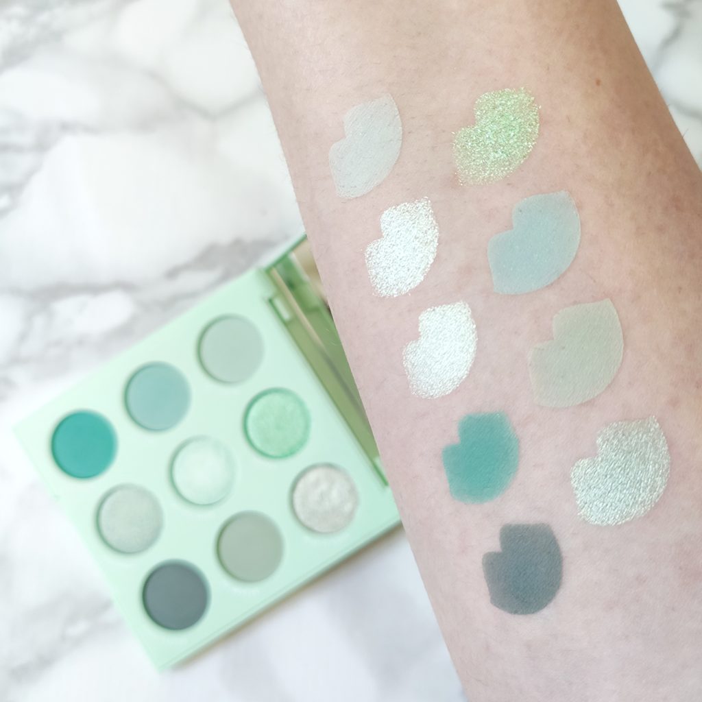 swatches Mint to be yours - ColourPop