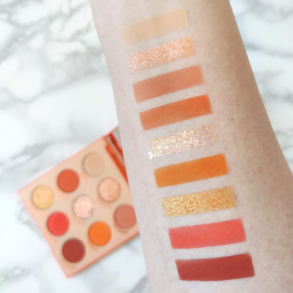 ColourPop Orange you glad swatch