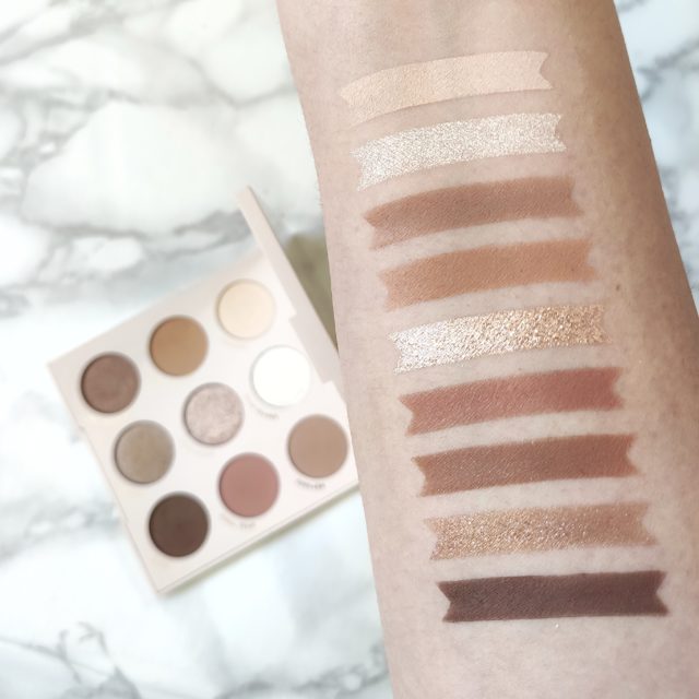 ColourPop Going Coconuts swatches